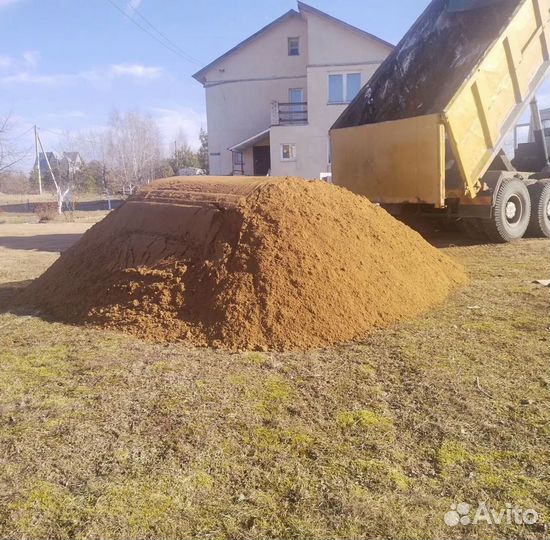 Песок сеянный доставка