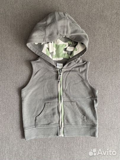 Комплект (брюки, боди, жилетка) Carter's, 12 мес