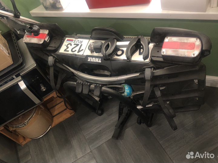 Крепление для велосипедов на фаркоп thule 3 + 1