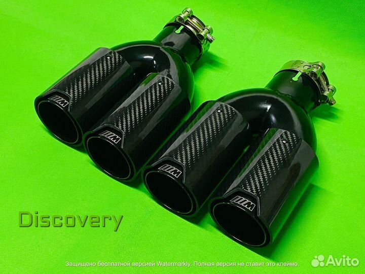 Насадка глушителя BMW M F30 F32 карбон 80 мм