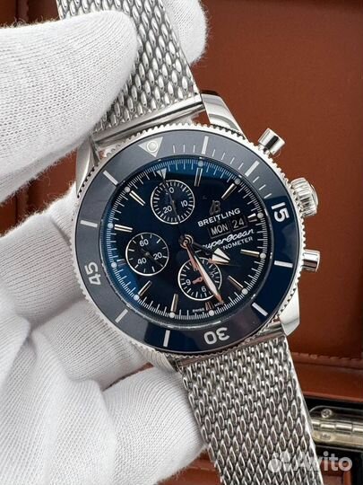 Часы Breitling SuperOcean Chronograph Blue Dial