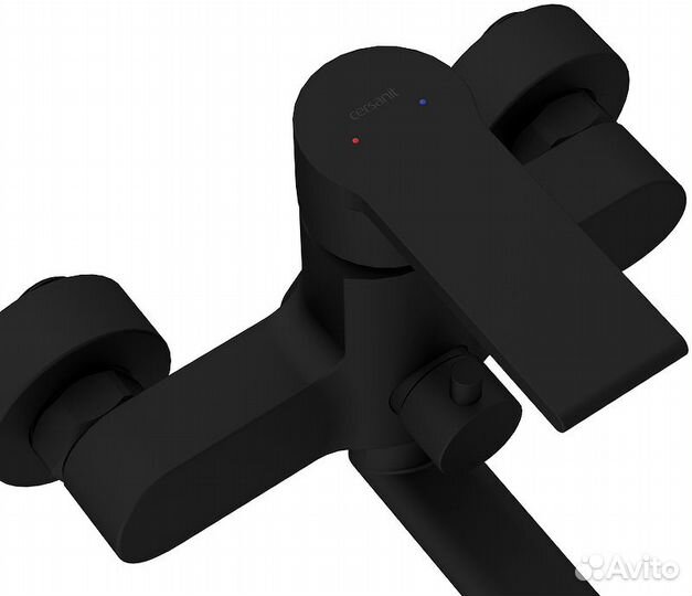 Смеситель для ванны Cersanit Brasko Black 64092 у