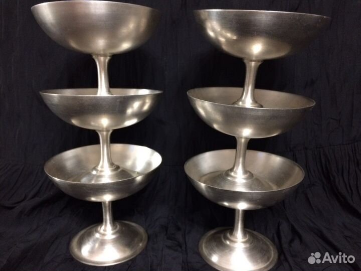 Креманки мельхиор Кольчугино СССР