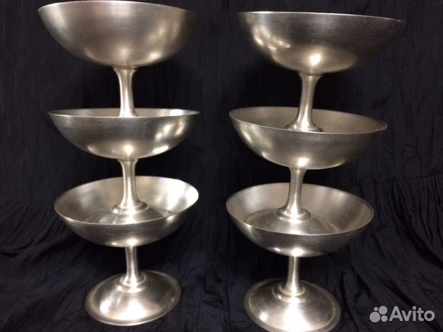 Креманки мельхиор Кольчугино СССР