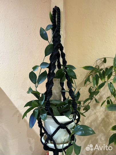 Кашпо подвесное макраме