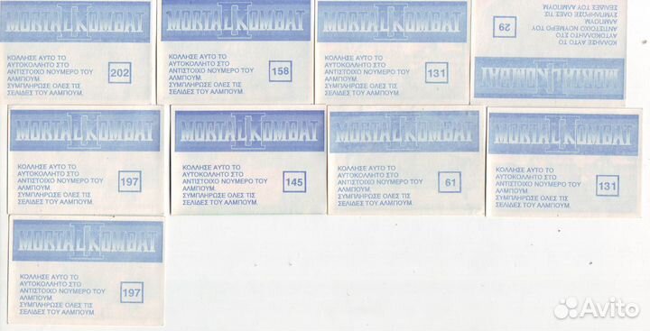 Наклейка Мортал комбат 2 греческая версия