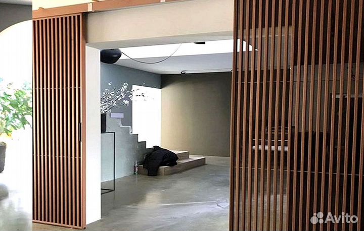 Межкомнатные перегородки из реек