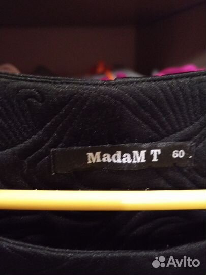 Платье оверсайз чёрное