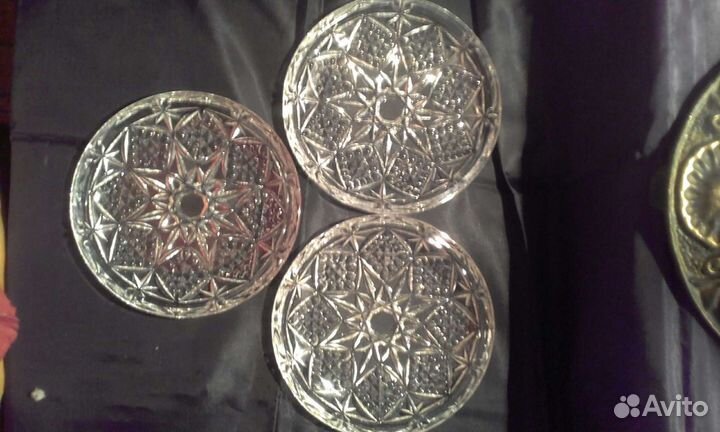 Чайная пара хрусталь bohemia СССР