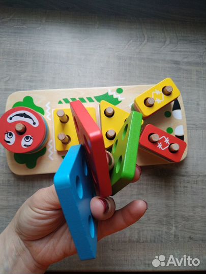 Сортёр деревянный Клоун