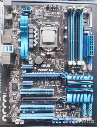 Связка Xeon 1240v2(i7-3770) +asus P8P67 LE