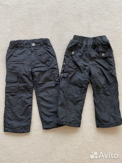 Штаны пара на флисе р92