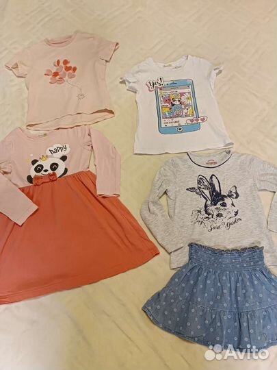 Вещи пакетом на девочку 98-104