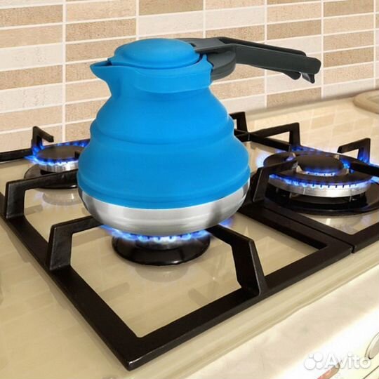 Чайник складной походный для плиты и путешествий