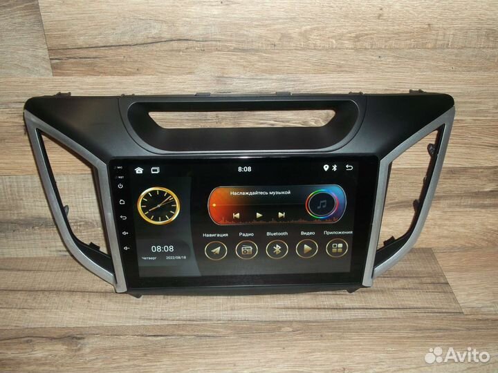 Магнитола Hyundai Creta Android GPS WiFi Bluetooth