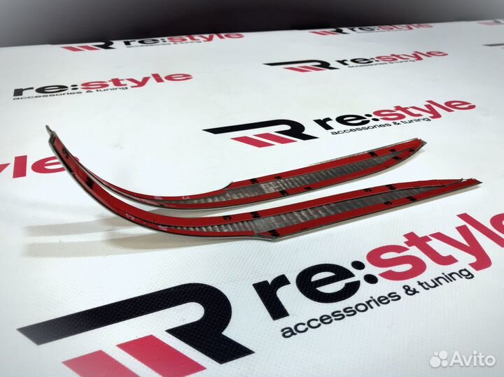 Накладки на зеркала Toyota Highlander c13г Хром