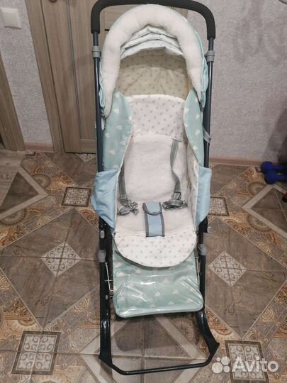 Санки коляска ника7