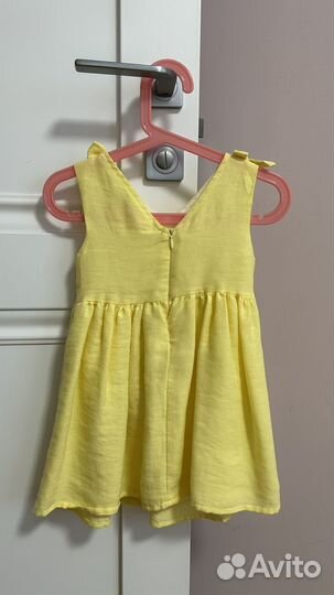 Платье льняное для девочки