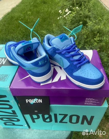 Nike sb dunk low blue raspberry оригинал