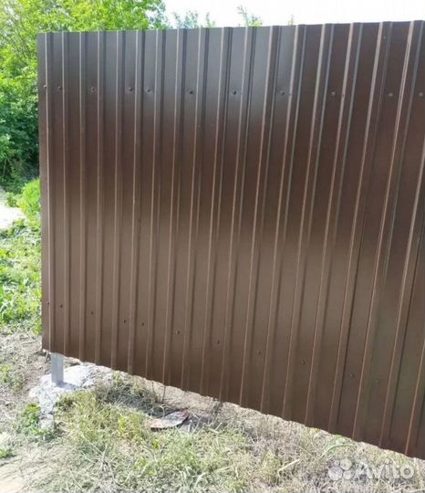 Заборы из профнастила,калитки