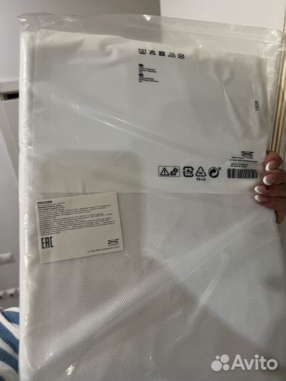 Тюль IKEA лилль