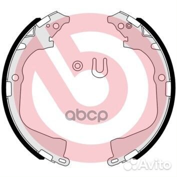 Колодки тормозные барабанные зад volkswagen AMA