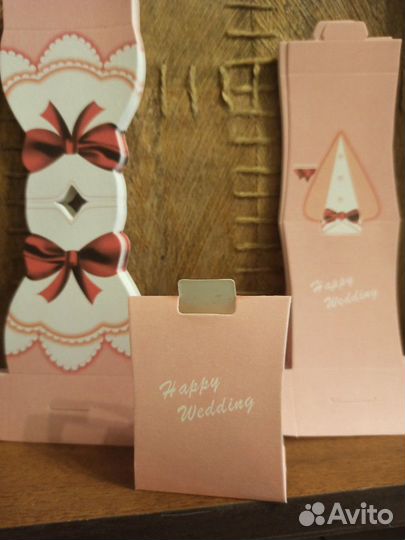 Подарочные коробочки для свадьбы. Приглашения