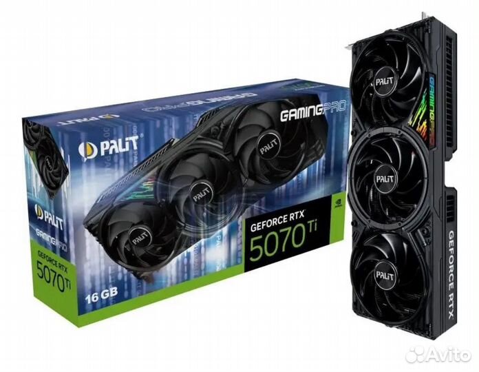 Видеокарта Palit RTX 5070 TI gaming PRO новая