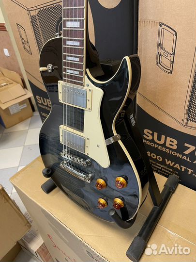 Cort CR250-TBK Classic Rock Электрогитара, черная