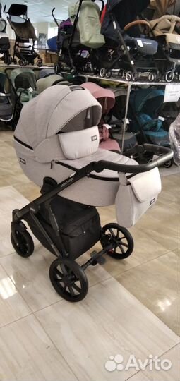 Коляска 2 В 1 riko basic montana 03 серый