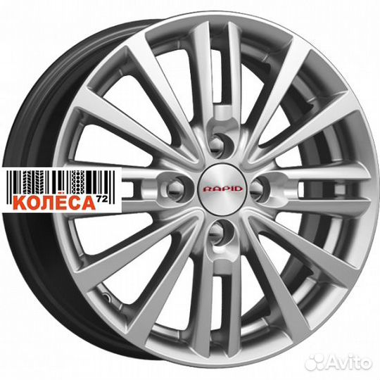 Кик Модена 6x15 4x100 ET46 Dia54.1 Сильвер