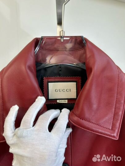 Куртка,брюки кожаные gucci