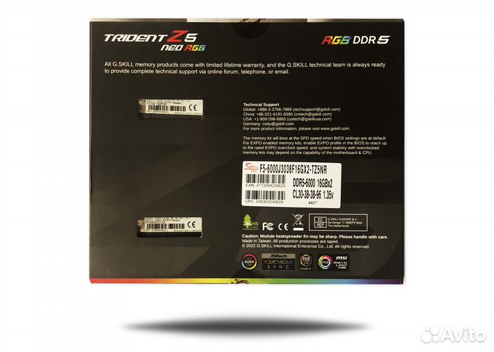 G.Skill Trident Z5 Neo 32gb DDR5 6000Mhz AMD Expo