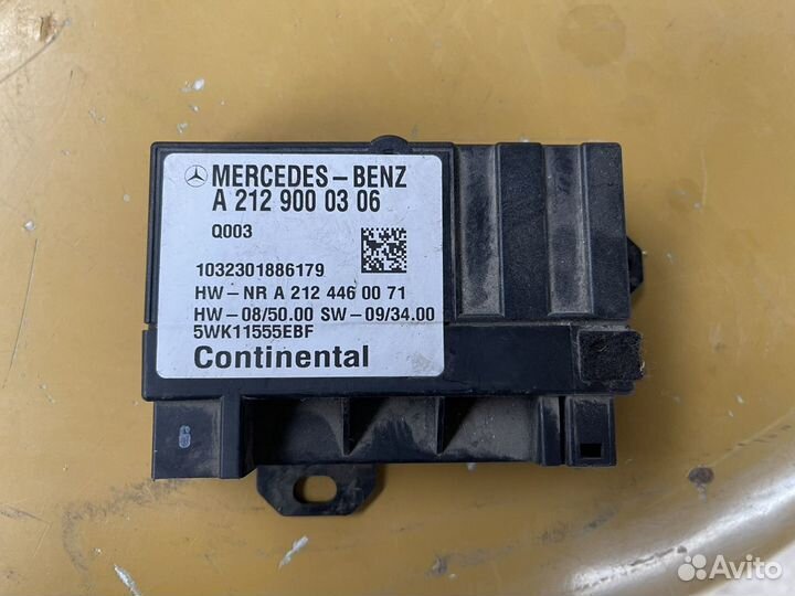 Блок управления топливным насосом w212 w204