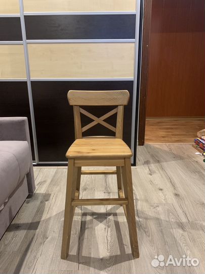 Детский деревянный стул IKEA Ингольф