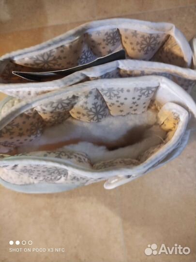 Сапожки дутики новые, 38