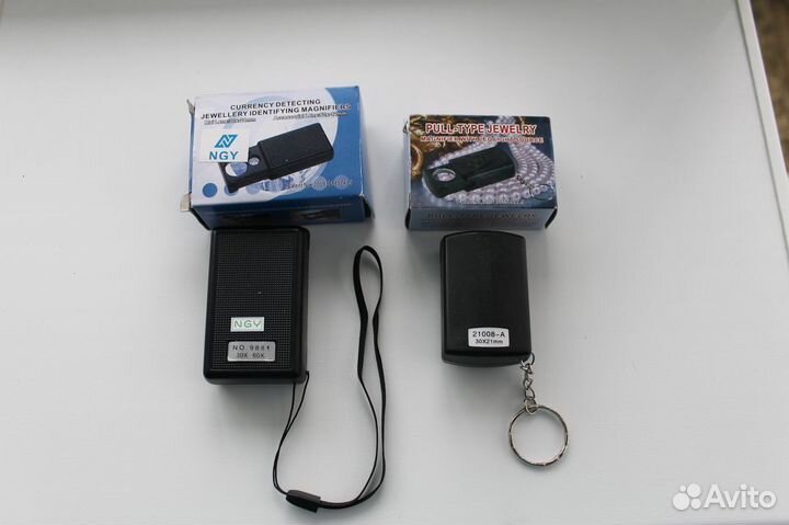 Лупа Выдвижная с Подсветкой 30х-60х 