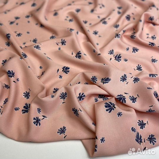 Отрез ткани вискоза flora