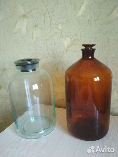 Бутыли стеклянные 6 литров