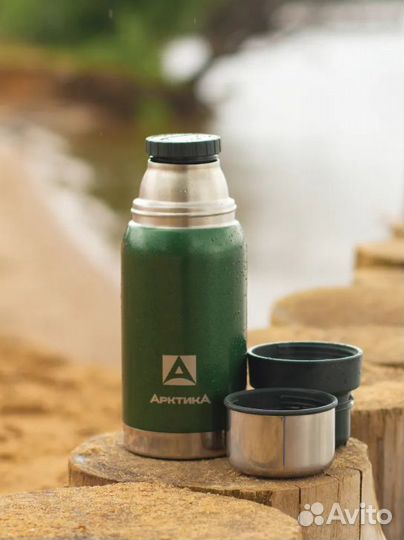 Термос с ситечком узкое горло Арктика 0.5л