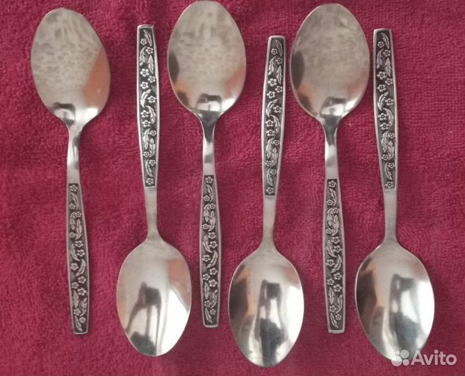 Вилки ложки мельхиор, н/ж. СССР