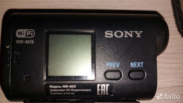 Экшн-камера sony HDR-AS15