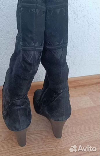Сапоги женские натуральная кожа 37 размер