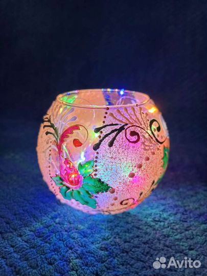 Вазочка-конфетница-подсвечник