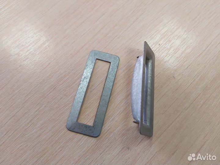 Люверс тента прицепа прямоугольный #38х8мм (в ко