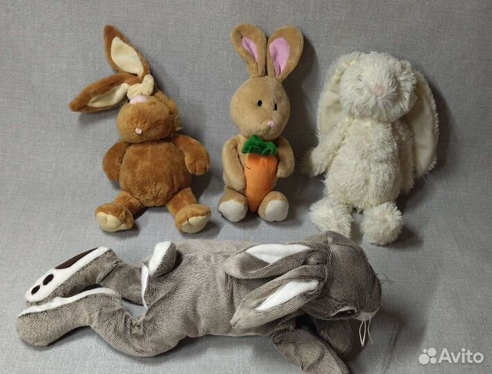 Заяц, зайчик, кролик икеа, мишка Тедди, черепаха