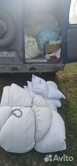 Подушки, перины, пух-перо