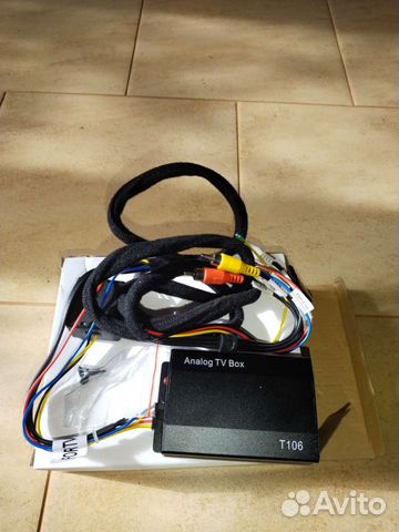 Аналоговый тв тюнер в автомобиль. T 106