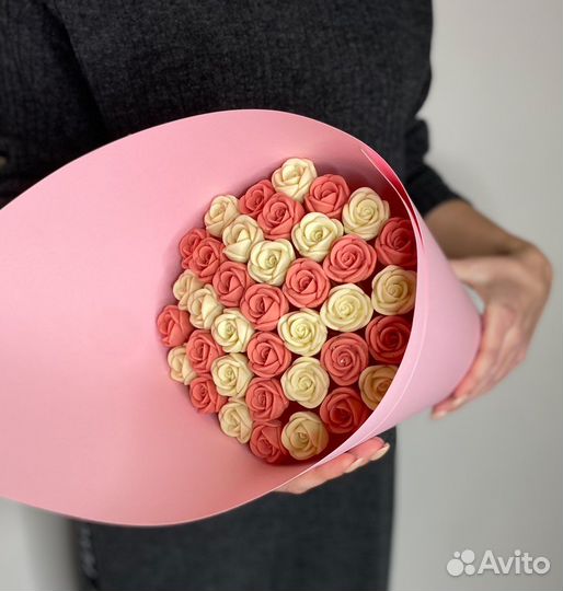 Букеты из шоколадных роз / Шоколадные розы опт