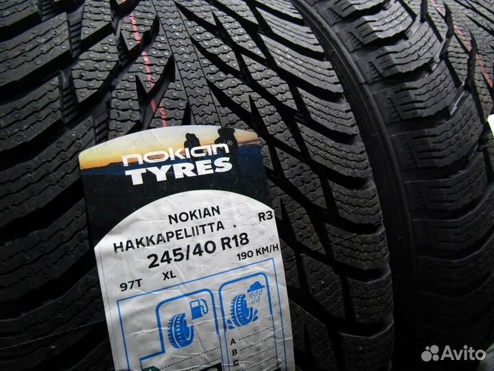 Nokian Tyres Hakkapeliitta R3 225/45 R18 и 245/40 R18 97T